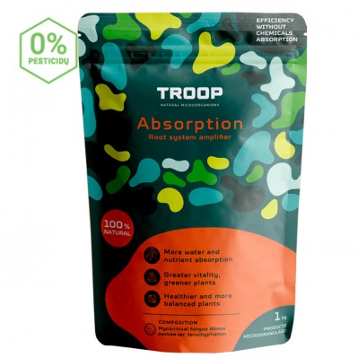 ABSORPTION biostimuliatorius šaknų sistemos stiprinimui, granulės 1 kg